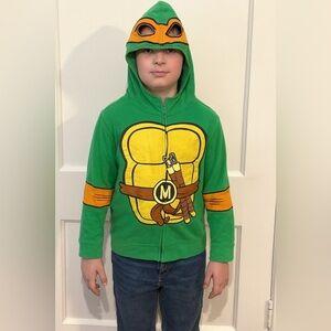 Nickelodeon Green and Yellow Ninja Turtle Jacket